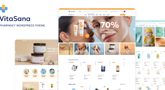 VitaSana - Chủ đề WordPress của Cửa hàng Dược phẩm & Y tế