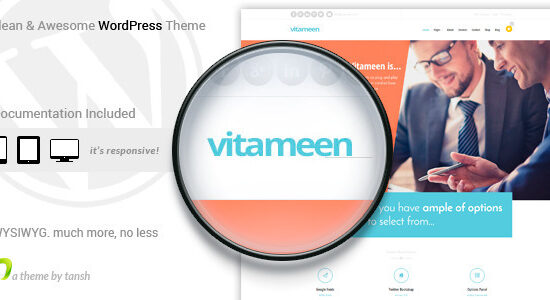 Vitameen Business Responsive WordPress Theme