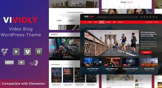 Vividly - Chủ đề WordPress Blog Video