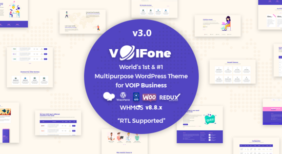 Voifone | Chủ đề WordPress VOIP đa năng