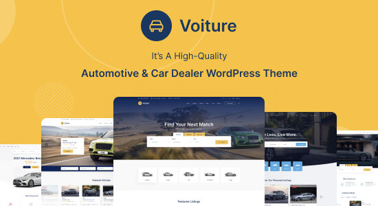 Voiture – Chủ đề WordPress dành cho đại lý ô tô và ô tô