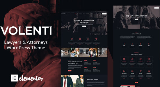 Volenti - Chủ đề WordPress Luật sư Luật sư