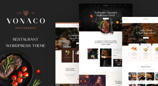 Vonaco - Chủ đề WordPress về nhà hàng & quán cà phê