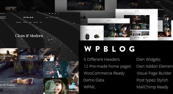 WPblog - Chủ đề WordPress dành cho blog và tạp chí mạnh mẽ