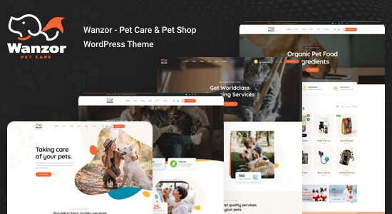 Wanzor - Chủ đề WordPress thú cưng