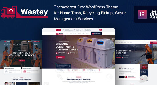 Wastey - Chủ đề WordPress về dịch vụ thu gom và xử lý rác thải