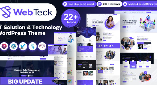 Webteck – Theme WordPress Giải pháp và Công nghệ CNTT