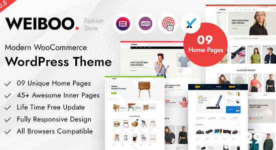 Weibo - Chủ đề WordPress WooC Commerce