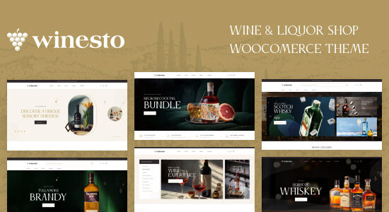 Winesto - Chủ đề WooC Commerce của Cửa hàng Rượu & Rượu