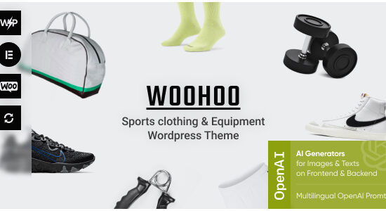 Woo Hoo - Chủ đề WordPress của cửa hàng thể thao