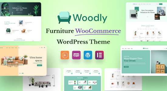 Woodly - Chủ đề nội thất hoạt hình và thủ công WooC Commerce