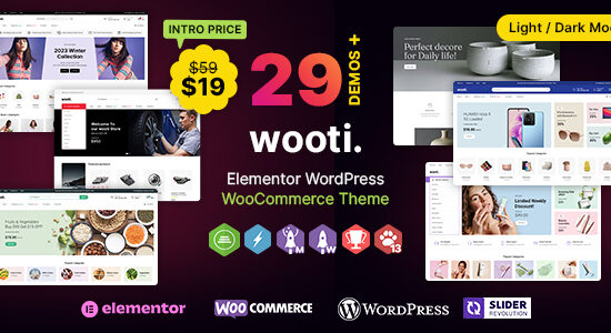 Wooti WP - Chủ đề WooC Commerce WordPress đa năng tối ưu