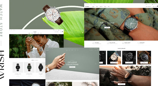 Wrish – Cửa hàng đồng hồ Chủ đề WordPress WooC Commerce