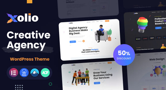 Xolio - Chủ đề WordPress cho Cơ quan sáng tạo & danh mục đầu tư