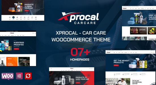 Xprocal - Chủ đề WooC Commerce chăm sóc xe hơi