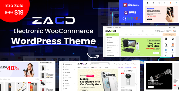 Zagg - Chủ đề WordPress Điện tử & Phụ kiện WooC Commerce