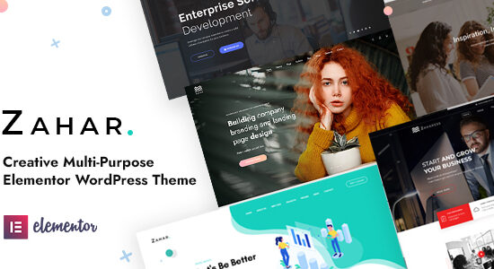 Zahar - Chủ đề WordPress Elementor đa năng sáng tạo