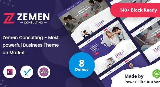 Zemen - Chủ đề WordPress dành cho doanh nghiệp tư vấn đa mục đích + RTL