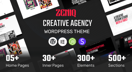 Zeniq - Chủ đề WordPress cho Cơ quan sáng tạo & danh mục đầu tư + RTL