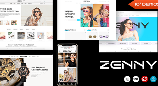 Zenny - Trang sức, Đồng hồ & Kính Elementor Chủ đề WordPress WooC Commerce