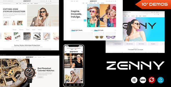 Zenny - Trang sức, Đồng hồ & Kính Elementor Chủ đề WordPress WooC Commerce