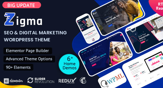 Zigma – Chủ đề WordPress về SEO & tiếp thị kỹ thuật số