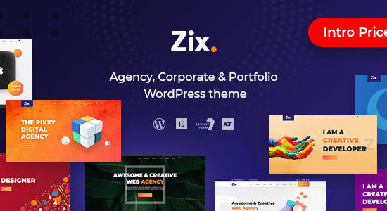 Zix - Digital Agency & Theme WordPress đa năng