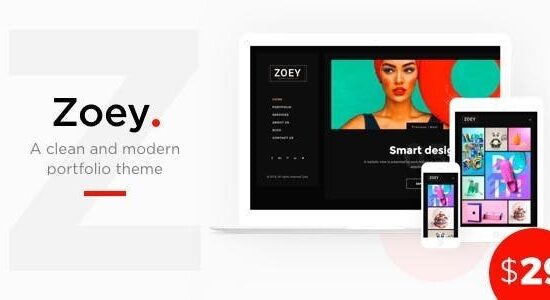 Zoey - Chủ đề WordPress danh mục đầu tư