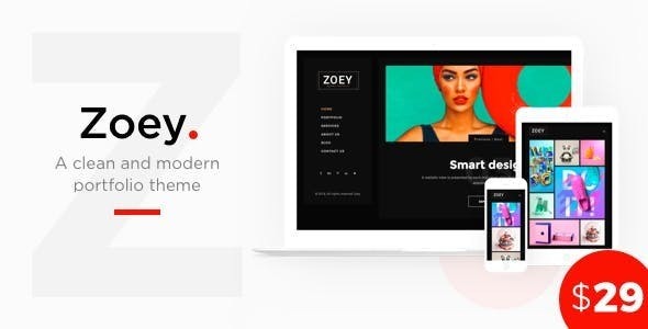 Zoey - Chủ đề WordPress danh mục đầu tư