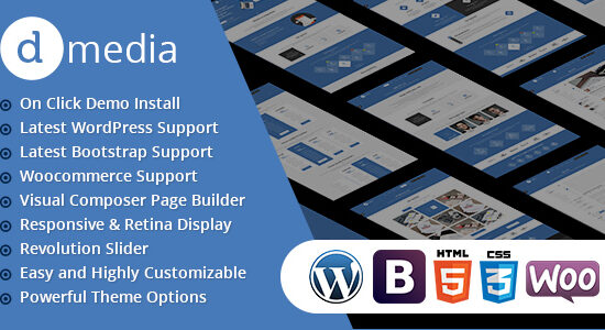dMedia - Chủ đề WordPress đa năng sáng tạo