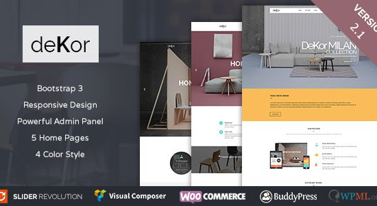 deKor - Chủ đề WordPress nội thất