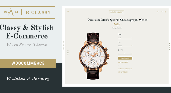 eClassy - Chủ đề WordPress thương mại điện tử Classy Pro