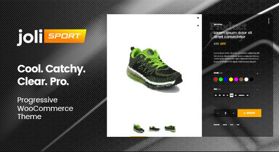 joli-sport - Chủ đề WooC Commerce tiến bộ