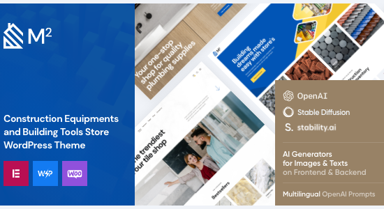 m2 | Chủ đề WordPress của Cửa hàng Công cụ và Xây dựng
