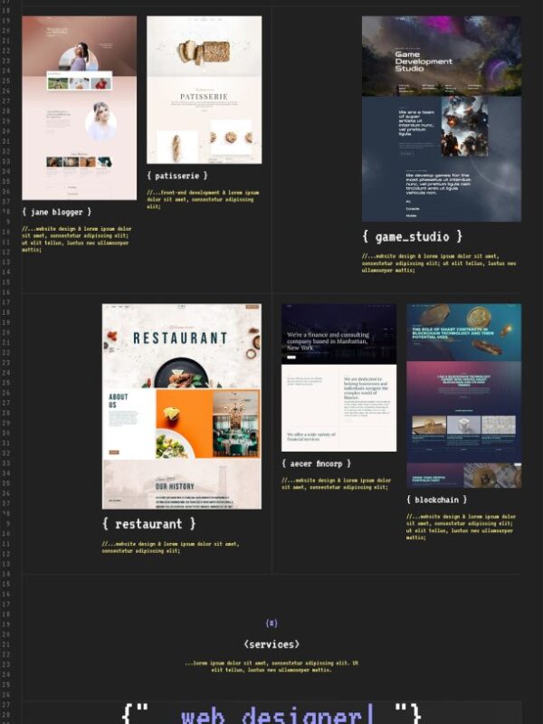 Danh mục nhà phát triển web