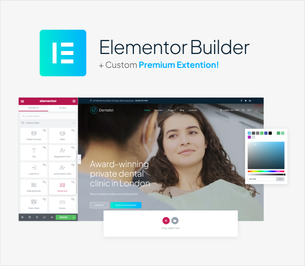 Chủ đề Y tế Elementor