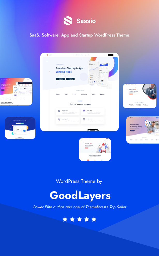 Sassio - Chủ đề WordPress phần mềm & ứng dụng SaaS - 1