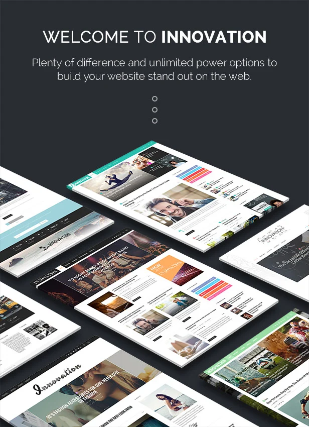 Innovation: Multi-Concept News, Magazine & Blog Theme - 1