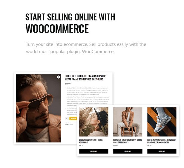 WooCommerce được hỗ trợ