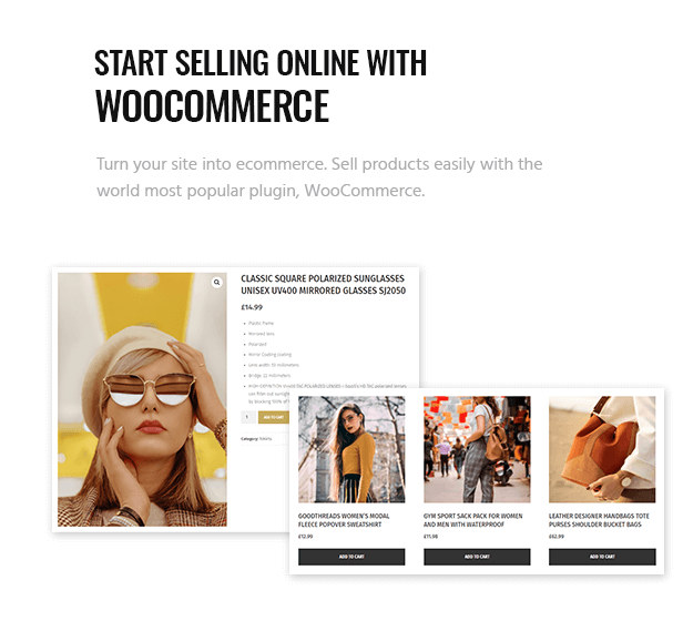 WooCommerce được hỗ trợ