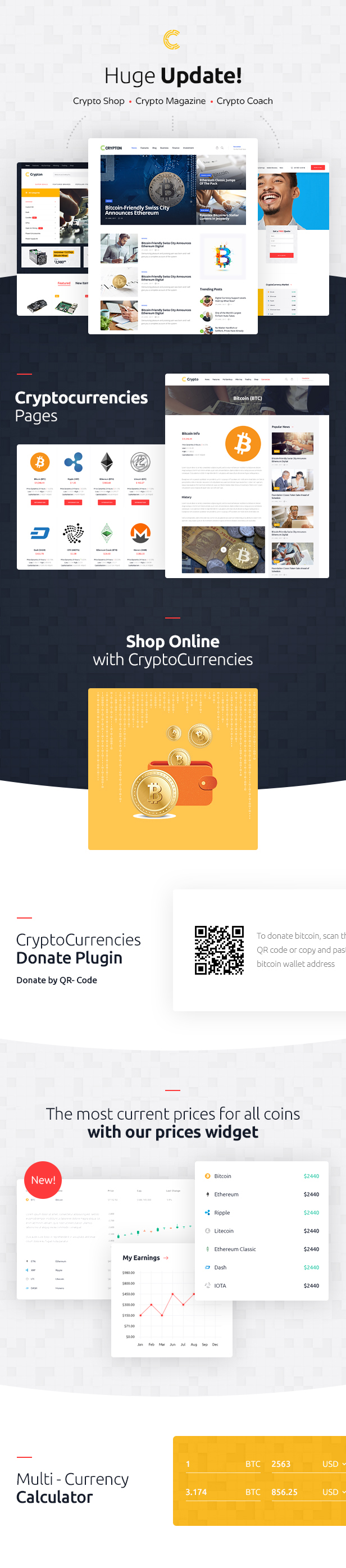 cryptocurrency WordPress Theme