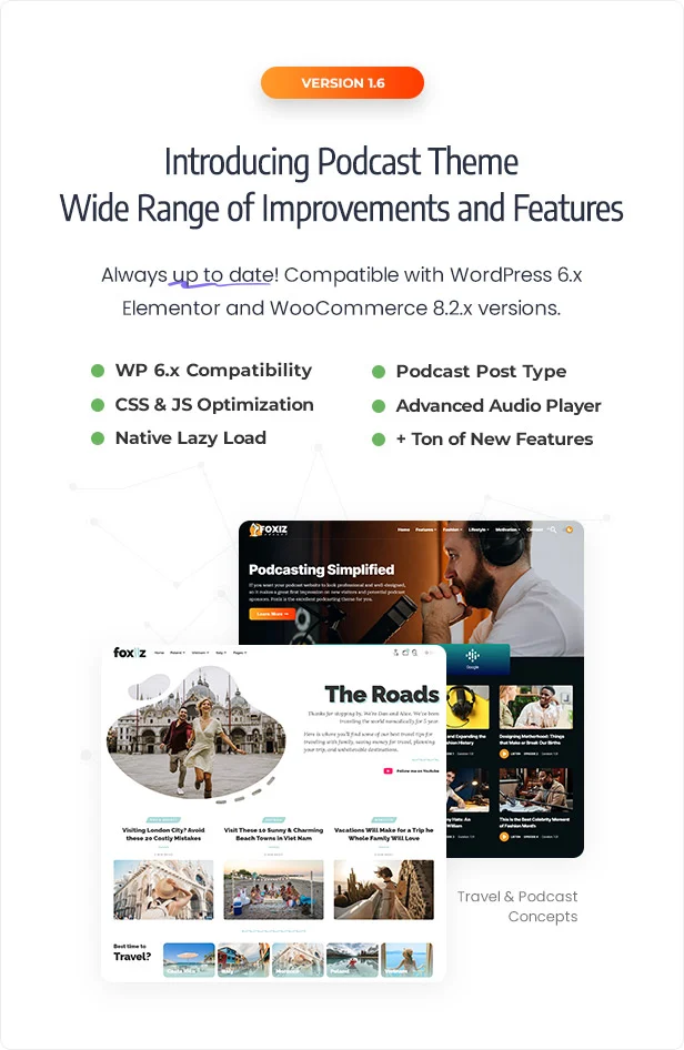 Foxiz wordpress news theme version 1.6