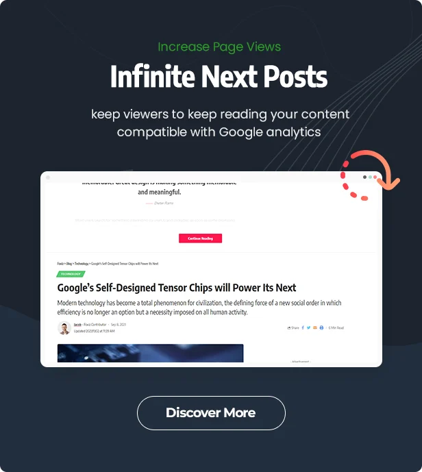 foxiz wordpress newspaper and magazine theme infinite scroll single posts