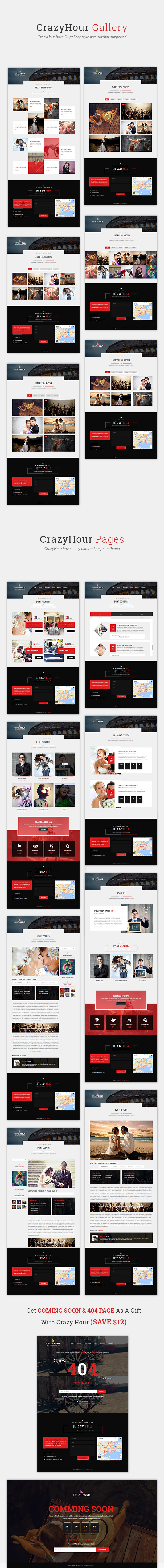 Crazy Hour - Event Management WordPress Theme - 4